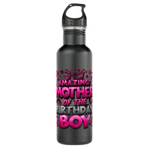 Mother of the Birthday Boy Matching Family Mother  710 Ml Water Bottle