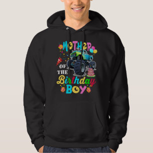 Mother of the Birthday Boy Monster Truck Birthday  Hoodie