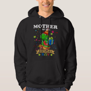Mother of the Birthday Boy TRex RAWR Dinosaur Birt Hoodie
