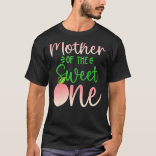 Mother Of The Birthday One Peach 1st Summer Fruit  T-Shirt