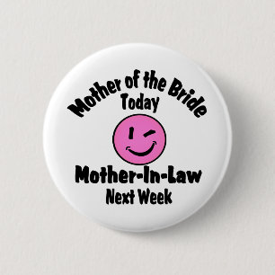 Mother of the Bride 2 Inch Round Button