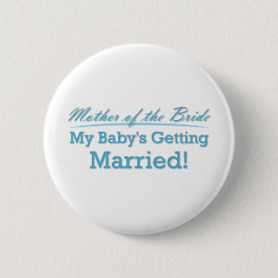 Mother of the Bride 2 Inch Round Button