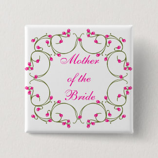 Mother of the Bride 2 Inch Square Button