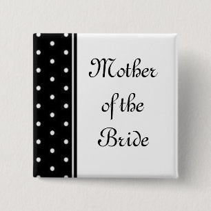 Mother of the Bride 2 Inch Square Button