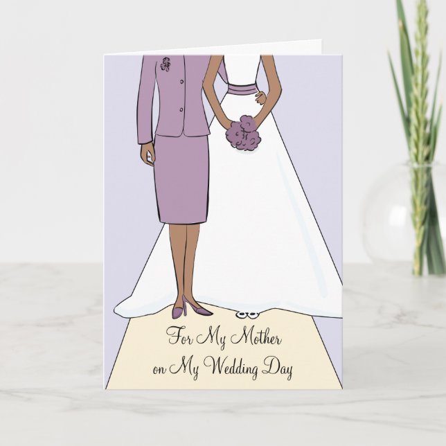 Mother of the Bride African American Thank You (Front)