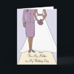 Mother of the Bride African American Thank You<br><div class="desc">Thank your mother for all she has done on your wedding day with our special and sentimental thank you greeting cards. Cards also for the Father of the Bride and Groom's Parents.</div>