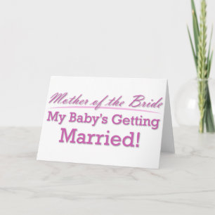 Mother of the Bride Announcement