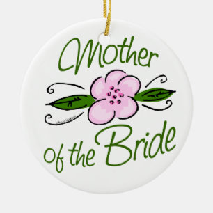 Mother of the Bride Ceramic Ornament