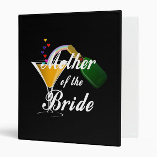 Mother Of The Bride Champagne Toast Binder