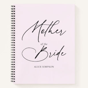 Mother of the Bride Chic Script Notebook