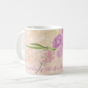Mother of the Bride Coquette bow and Bouquet-Warm Coffee Mug