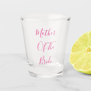 Mother Of The Bride Elegant Gift Wedding Favor Shot Glass