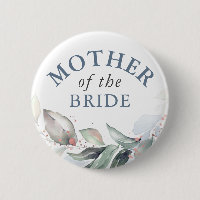 Mother of the Bride - Elegant Greenery Leaves
