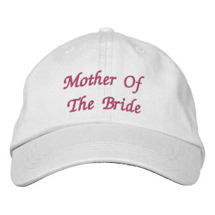 Mother Of The Bride Embroidered Hat