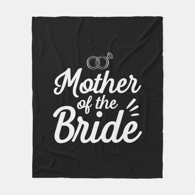 Mother Of The Bride Fleece Blanket (Front)