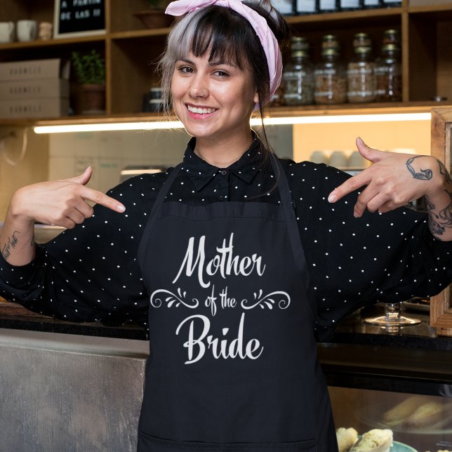 Mother of the Bride Funny Wedding Dinner Chef Apron (Creator Uploaded)