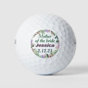 Mother of the bride golf balls customized