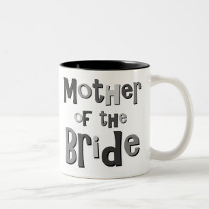 Mother of the Bride Grey Two-Tone Coffee Mug