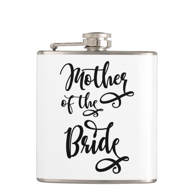 Mother of the Bride Hip Flask (Front)
