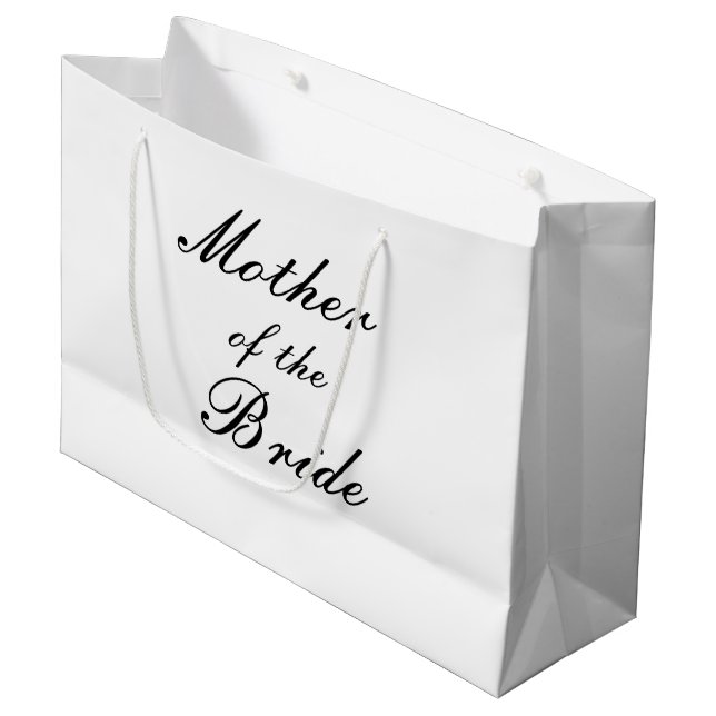 Mother of the Bride Large Gift Bag (Front Angled)