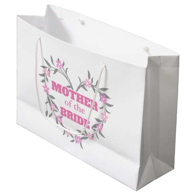 Mother of the Bride Large Gift Bag (Front Angled)