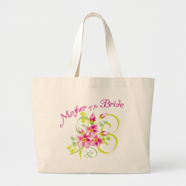 Mother of the Bride Large Tote Bag (Front)