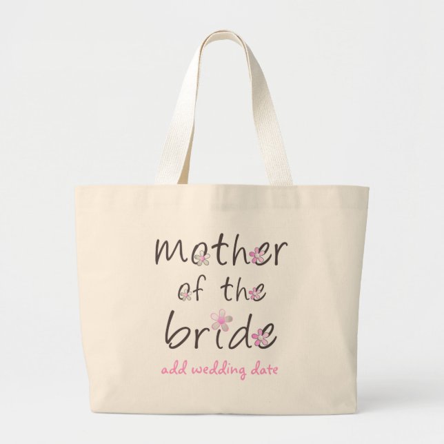 Mother of the Bride Large Tote Bag (Front)