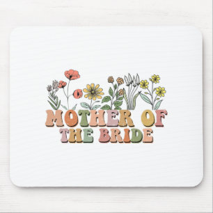 Mother Of The Bride Mom Retro Bachelorette Party W Mouse Pad