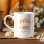 Mother of the Bride Mug | Thank You<br><div class="desc">Celebrate the Mother of the Bride (or customize to say Groom) with this Gorgeous Coffee Mug. This will make a fabulous addition to the wedding party gifts and make your mom or mother-in-law feel very special! Write a personal and heartfelt message for your mother-in-law on your wedding day. Add your...</div>