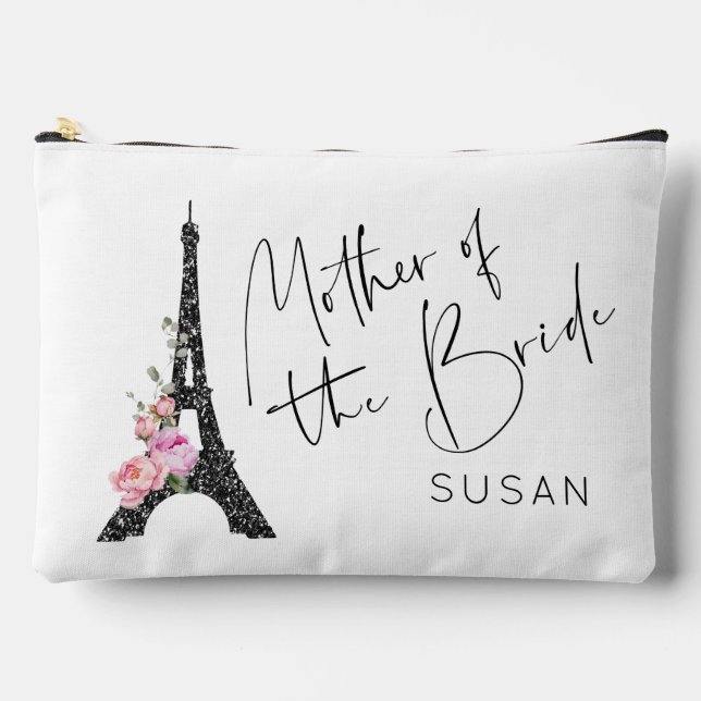 Mother of the bride Paris theme Eiffel tower  Accessory Pouch (Front)