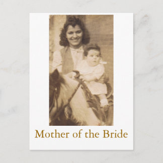 Mother of the Bride Postcard