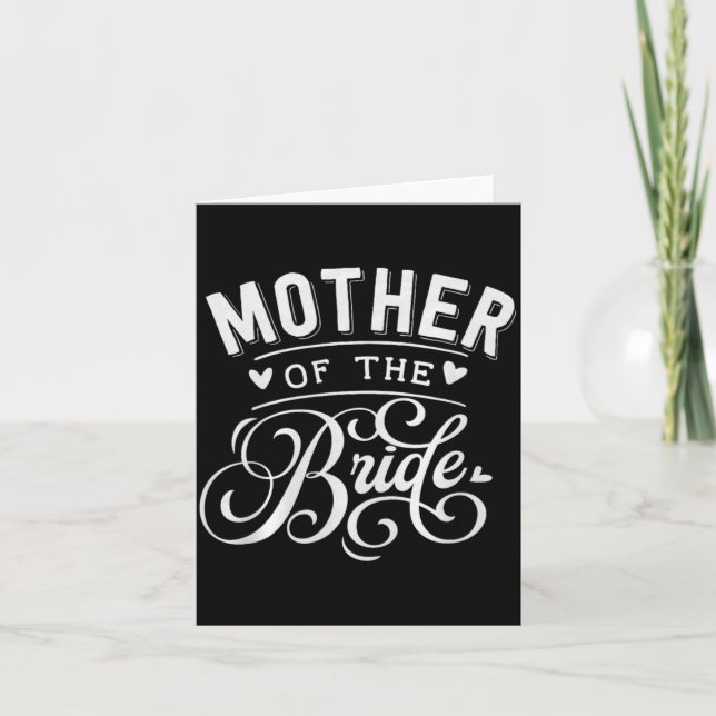 Mother Of The Bride Premium Tri-Blend Card (Front)