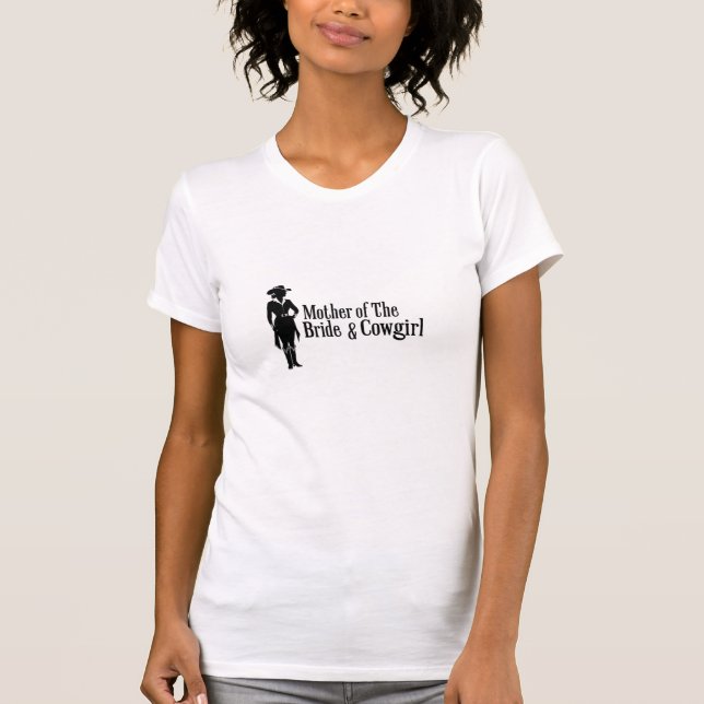 Mother of the Bride Rodeo Theme T-Shirt (Front)