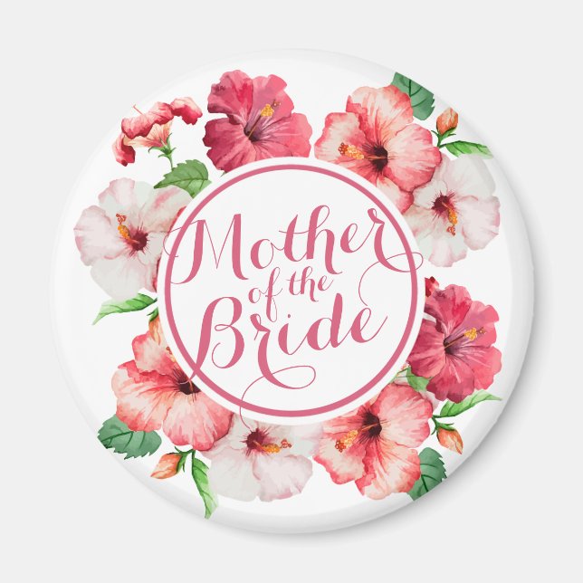 Mother of the Bride Watercolor Wedding | Magnet (Front)