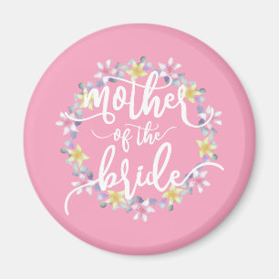 Mother of the Bride Wedding Calligraphy   Magnet