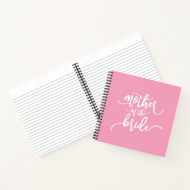 Mother of the Bride Wedding Calligraphy | Notebook (Inside)