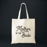 Mother of the Bride Wedding Gift Tote Bag<br><div class="desc">A Mother of the Bride tote bag featuring a minimalist simple calligraphy script font. Matching mugs in a coordinating style are available in my shop. Looking for something more custom? Please contact me for a custom order. ****For custom requests you need my help with, do not place this merchandise in...</div>