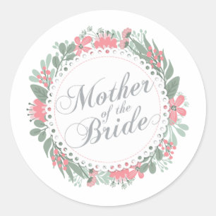 Mother of the Bride Wedding Sticker Seal