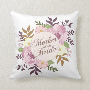 Mother of the Bride Wedding   Throw Pillow