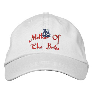 Mother Of The Bride Wedding White Embroidered Hat