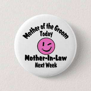 Mother of the Groom 2 Inch Round Button