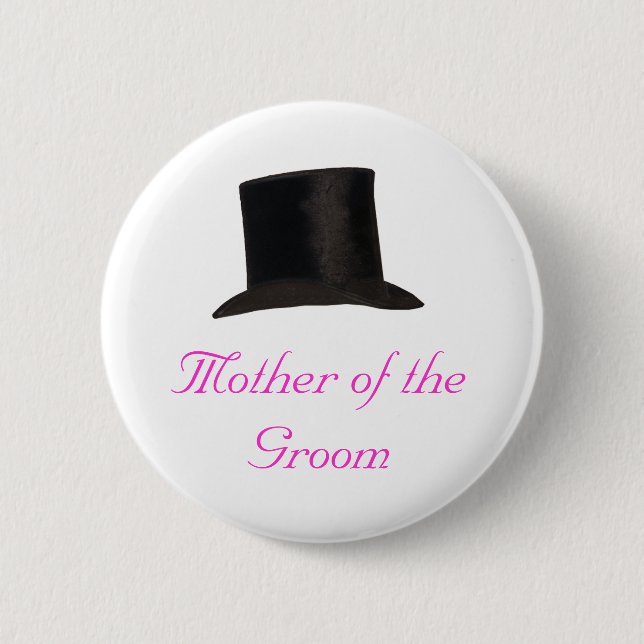 Mother of the Groom 2 Inch Round Button (Front)