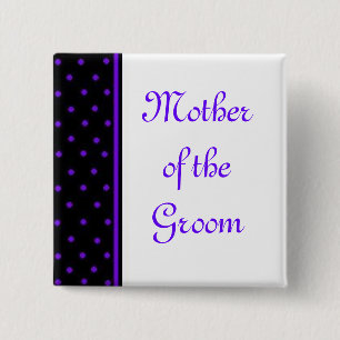 Mother of the Groom 2 Inch Square Button