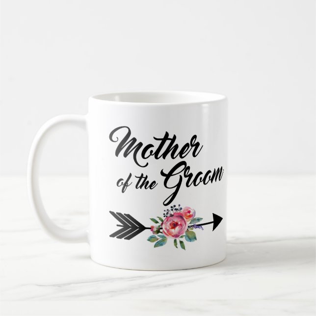 Mother of the Groom Arrow Coffee Mug (Left)