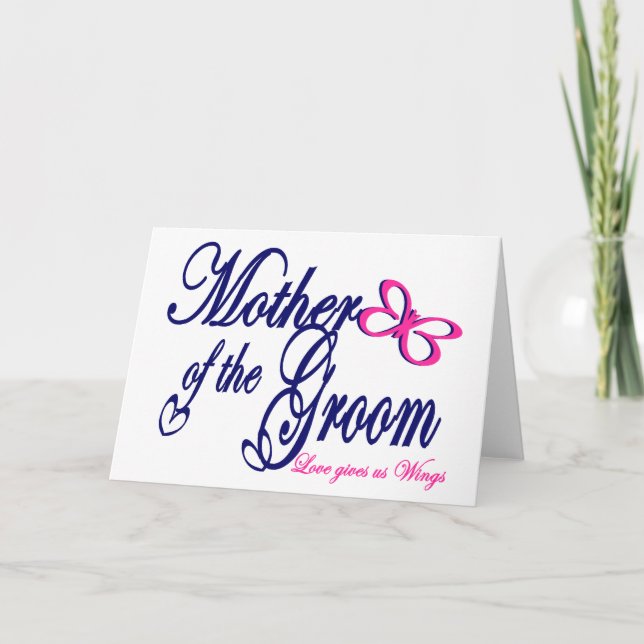 Mother of the Groom/ Butterfly Card (Front)