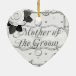 mother of the groom ceramic ornament
