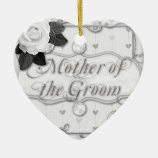 mother of the groom ceramic ornament