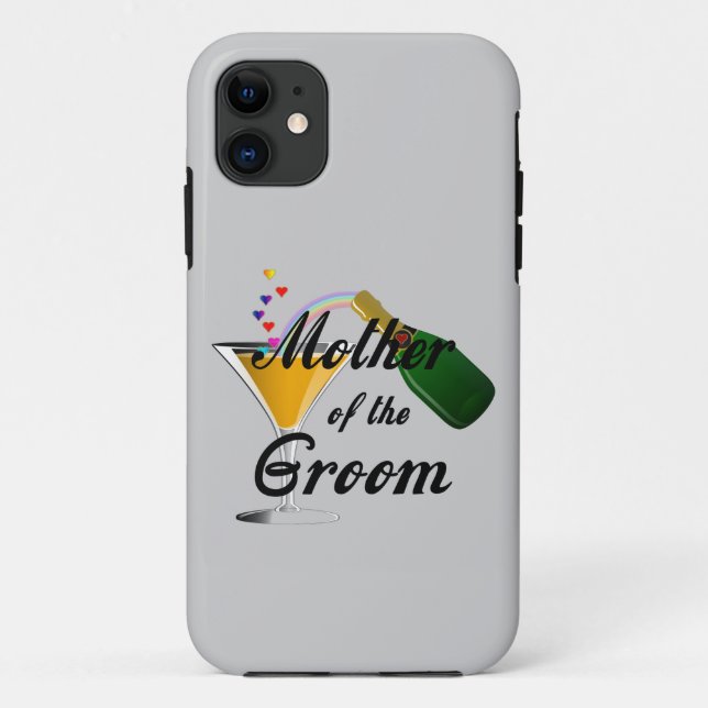 Mother of the Groom Champagne Toast Case-Mate iPhone Case (Back)