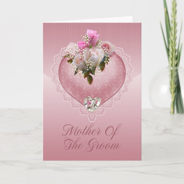 Mother Of The Groom Congratulations - Mother Of Th Card (Front)