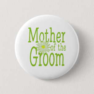Mother of the Groom/ Daisy 2 Inch Round Button